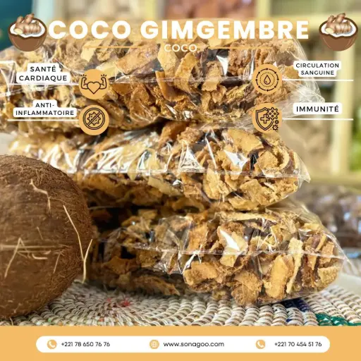 Friandise Coco Gingembre 500g